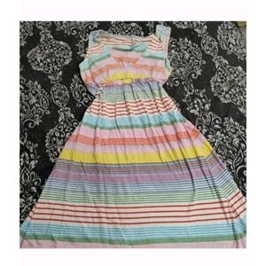Old Navy Multicolor Striped Mini Dress